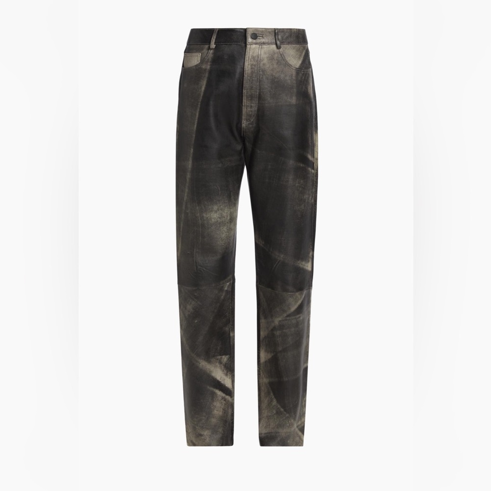 Lamarque | Shannon Leather Straight-Leg Pants